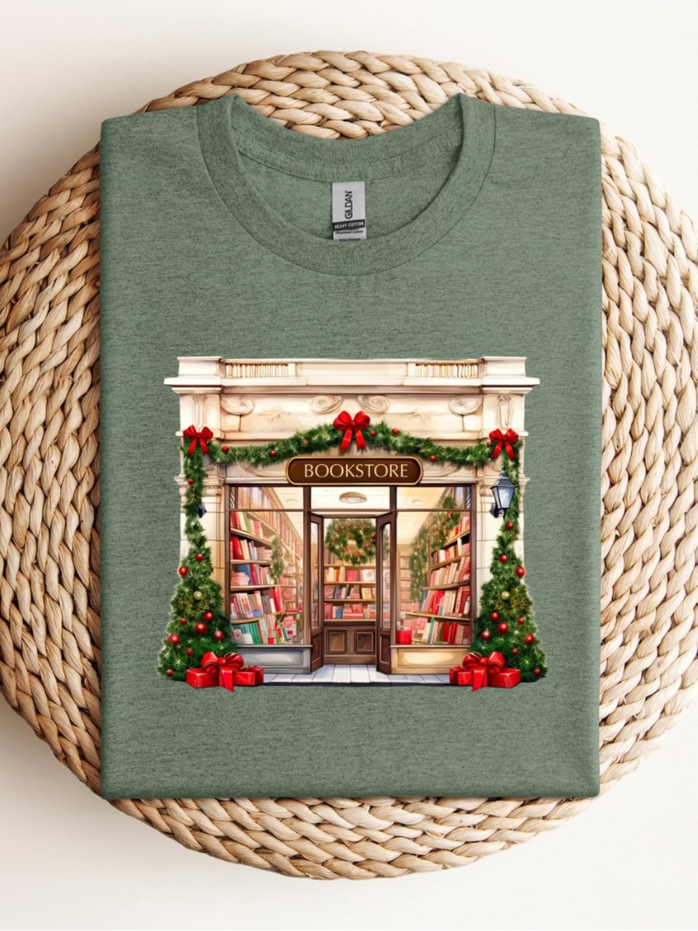 Christmas Bookstore T-Shirt
